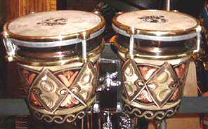 Copper bongos